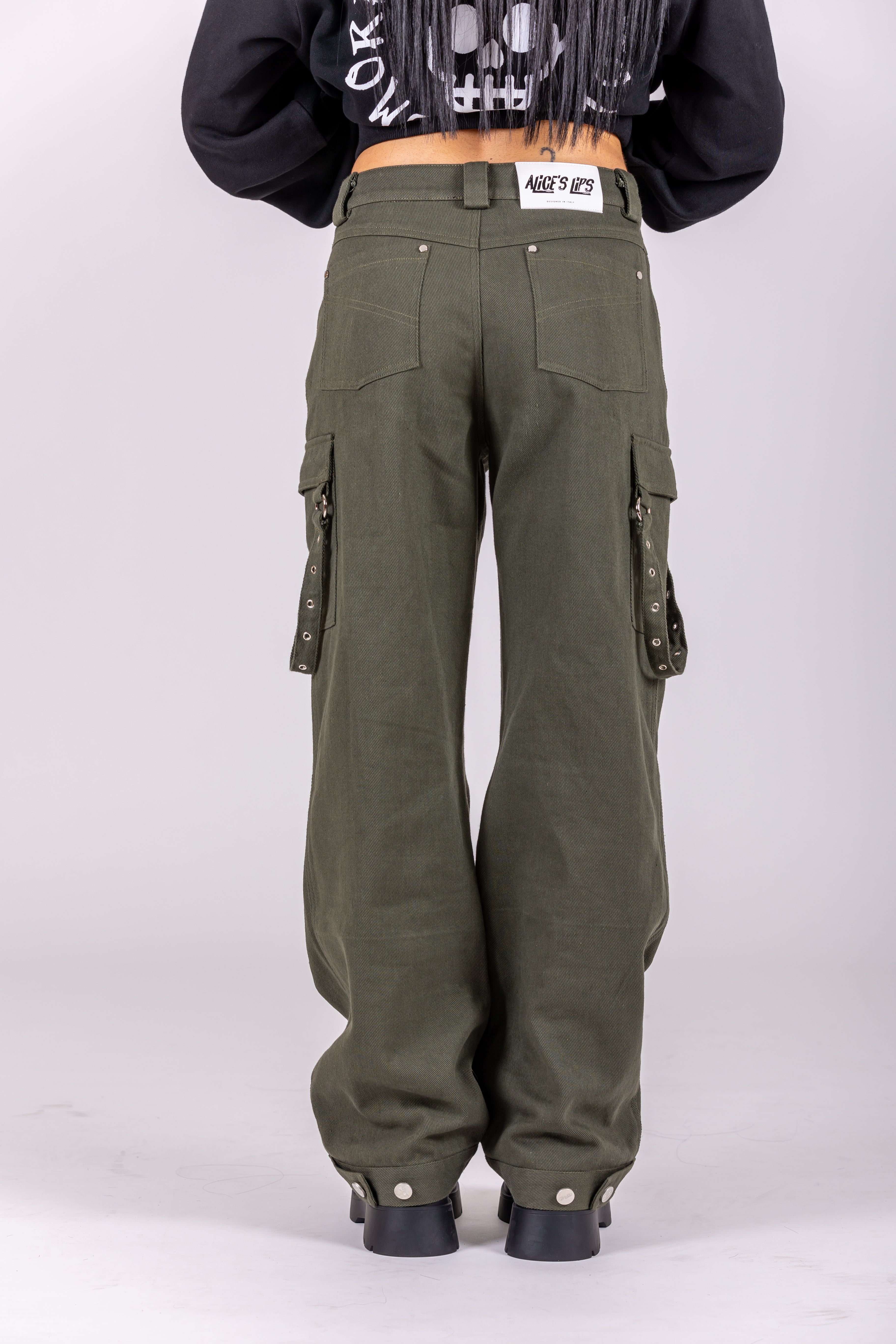 Sk8ter Baggy Dark Green Jeans