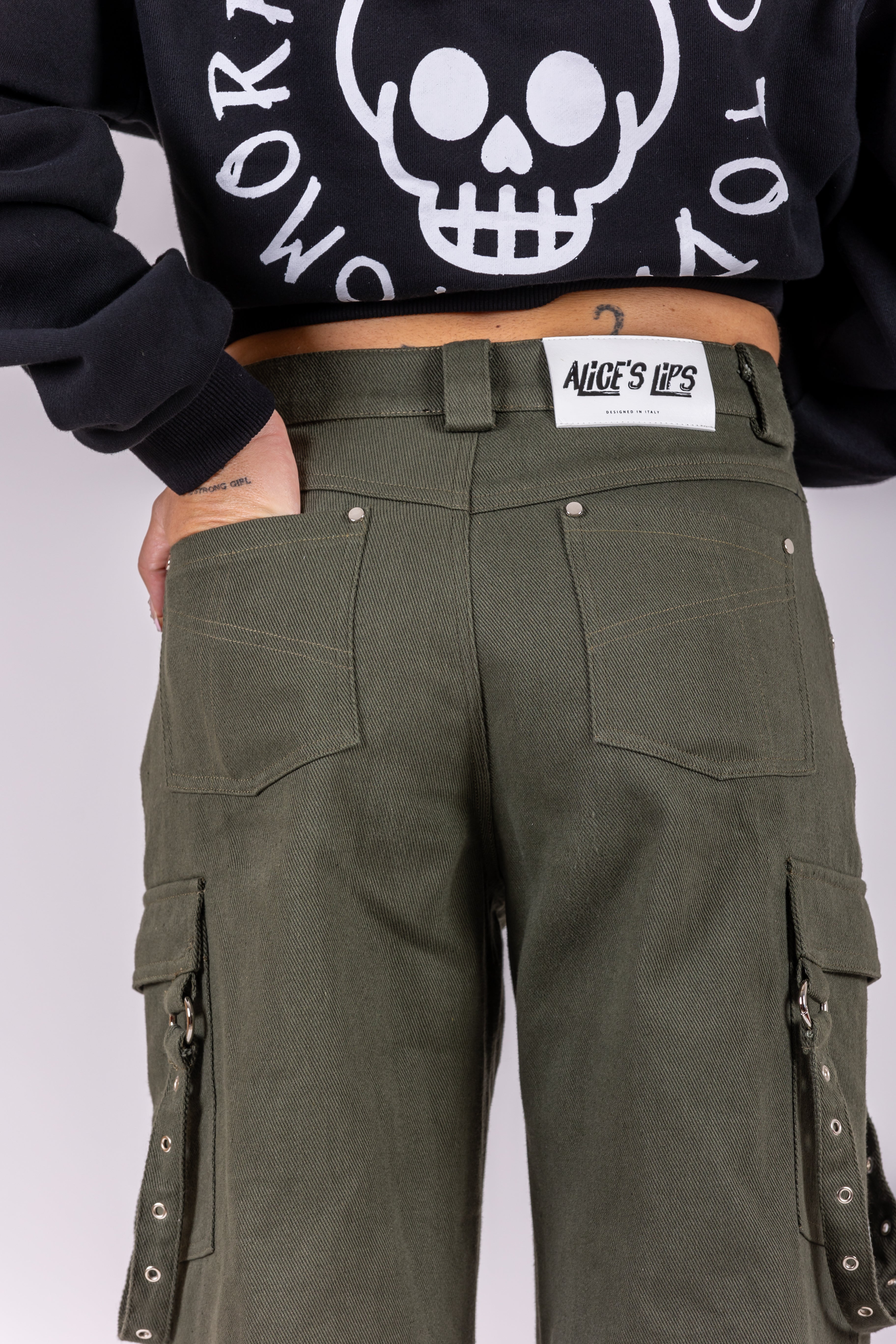 Sk8ter Baggy Dark Green Jeans