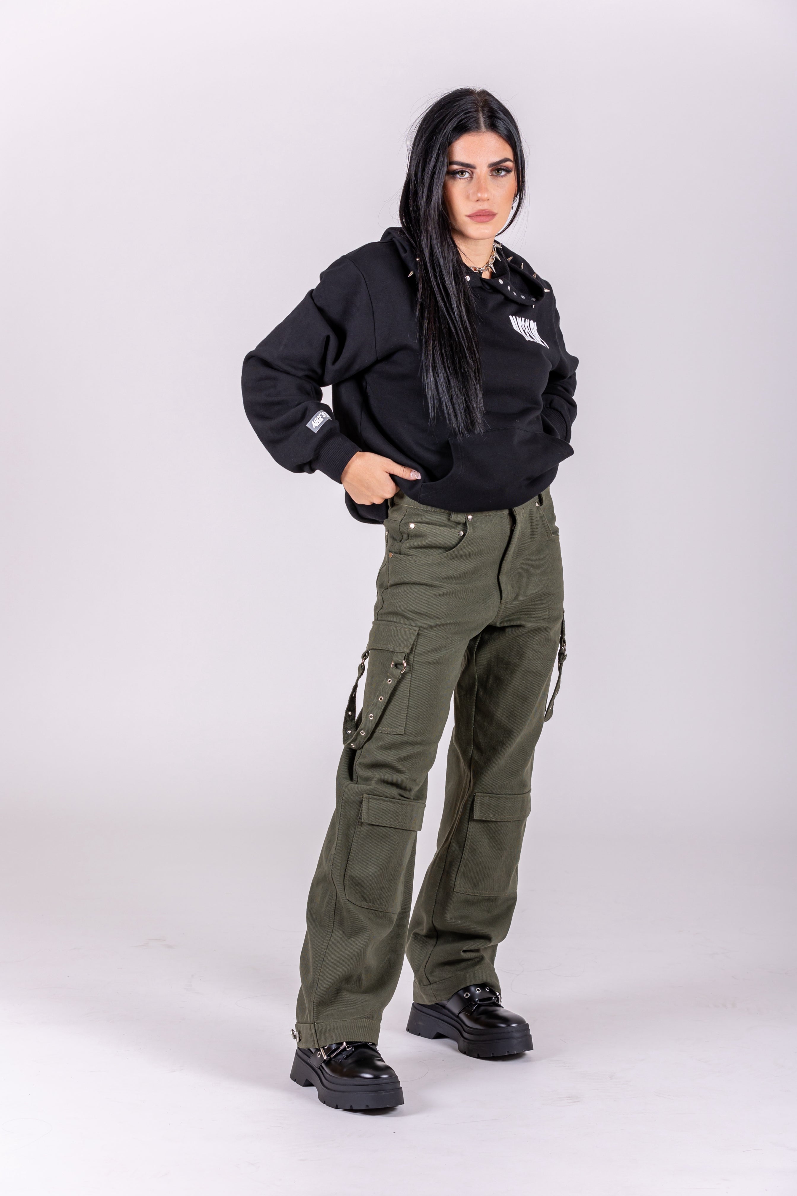 Sk8ter Baggy Dark Green Jeans