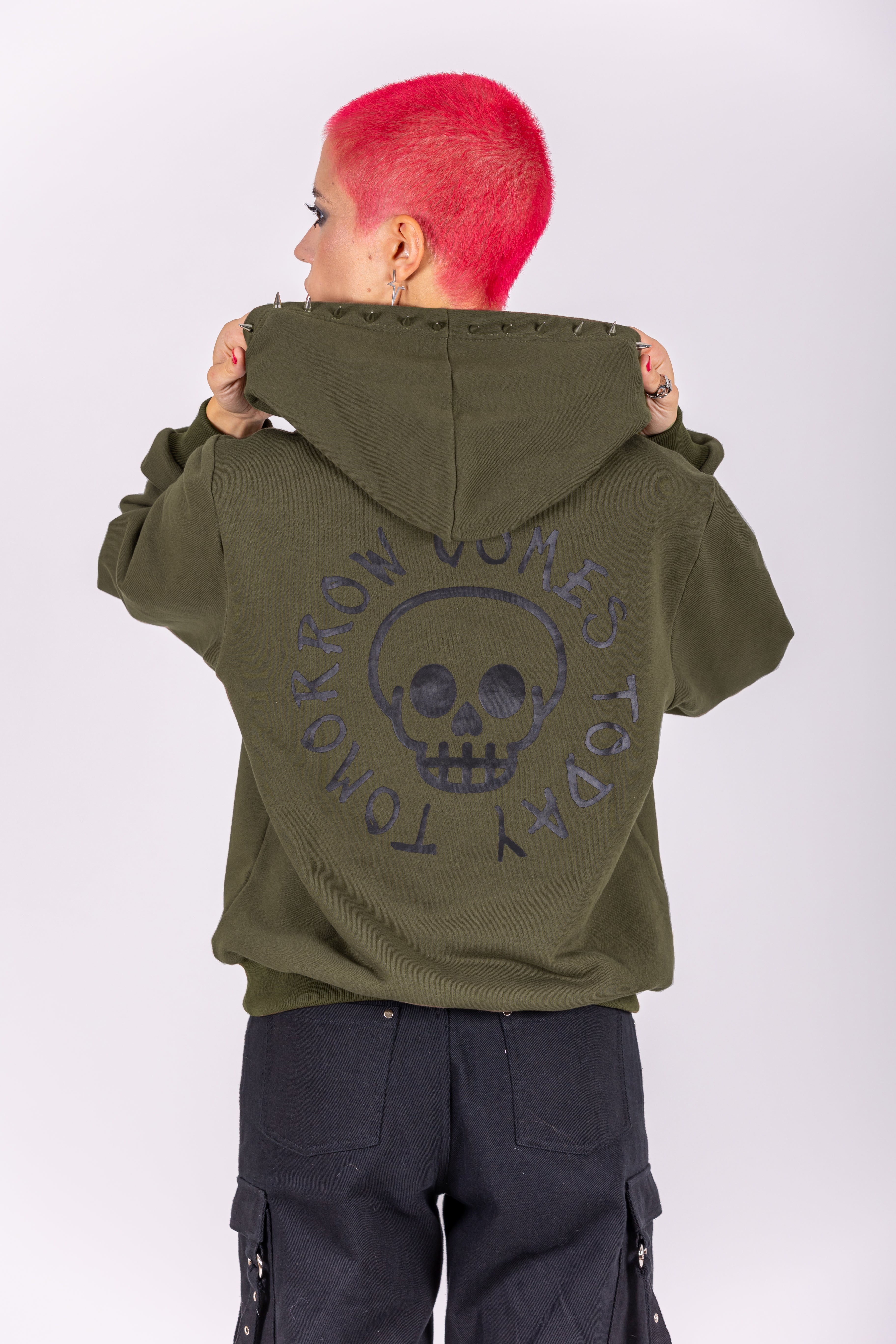 Tomorrow Comes Today Dark Green Hoodie