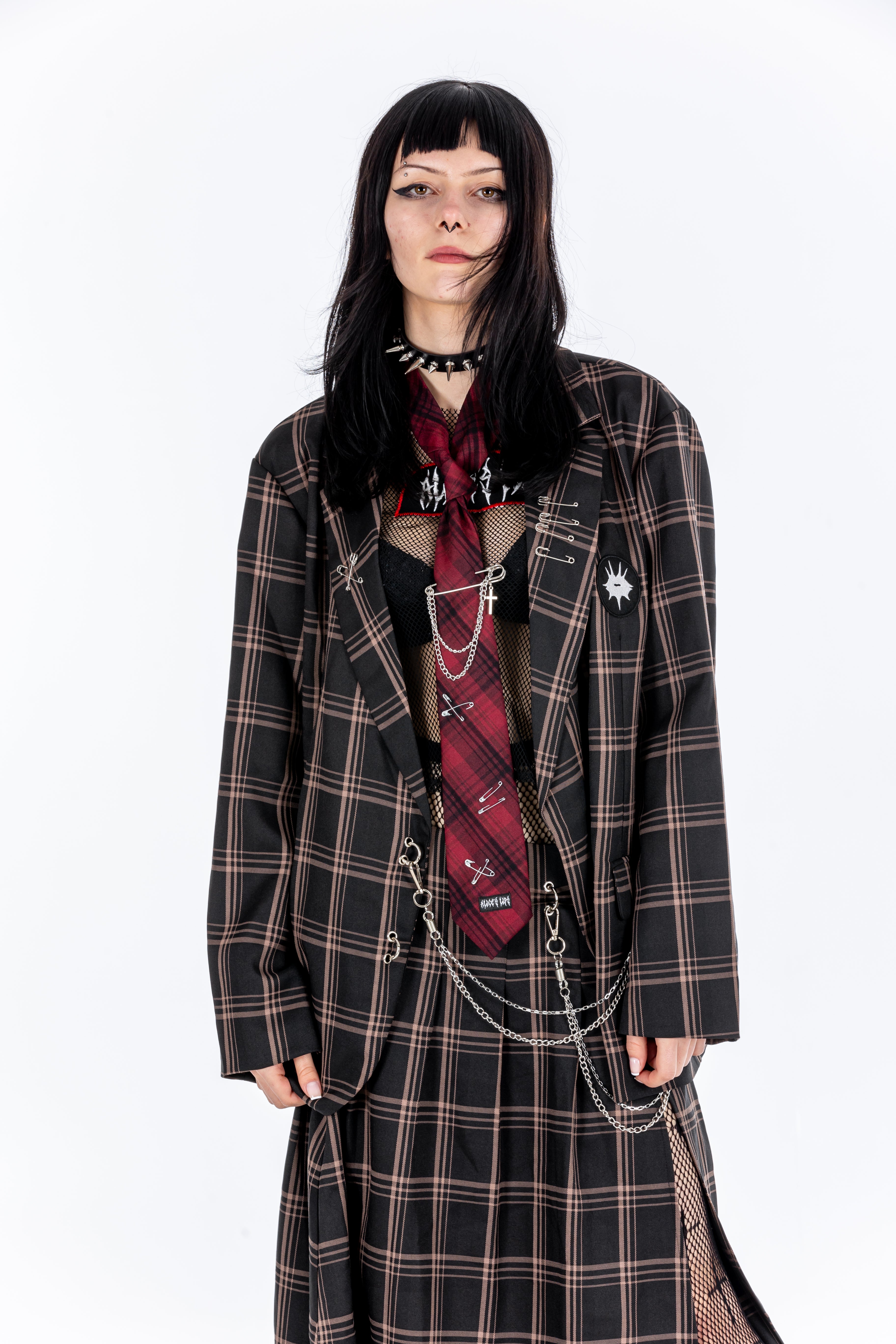 Detention Plaid Blazer