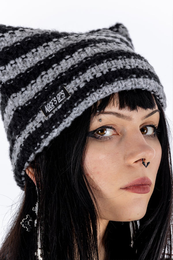 Striped Cat Beanie