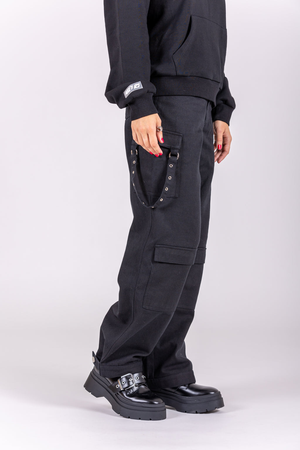 Sk8ter Baggy Black Jeans