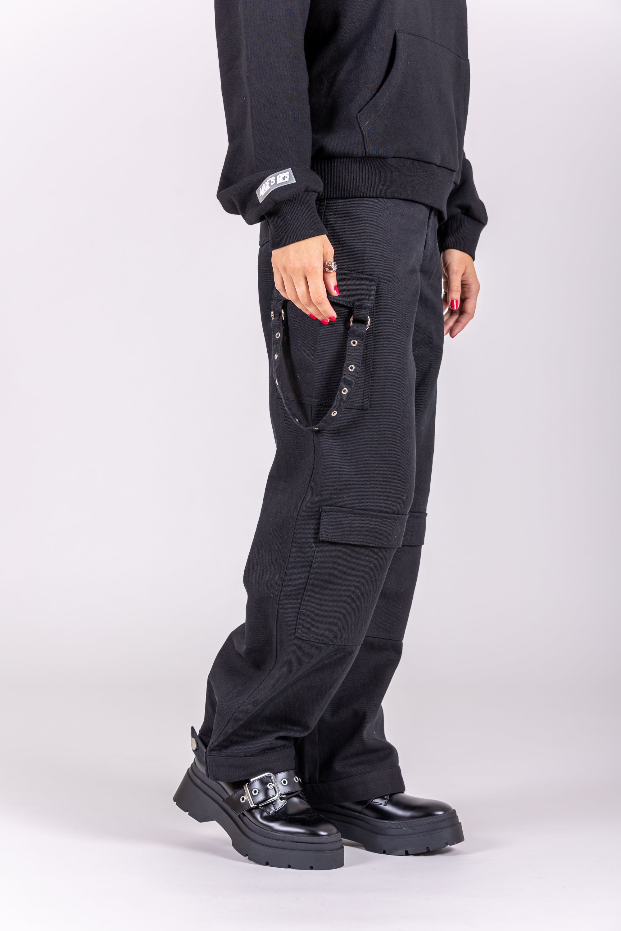 Sk8ter Baggy Black Jeans