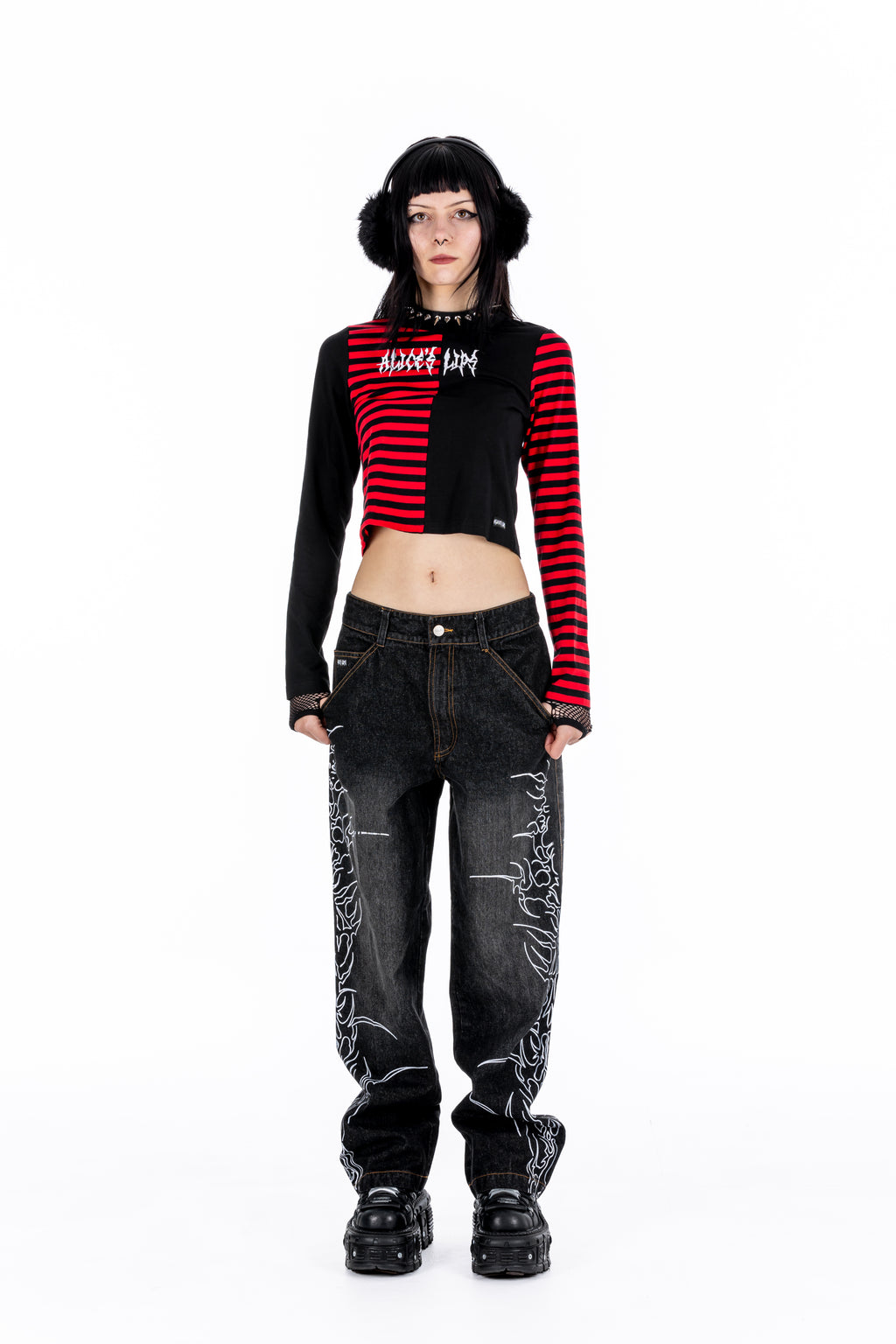 No School Dance Long-Sleeves Red Top