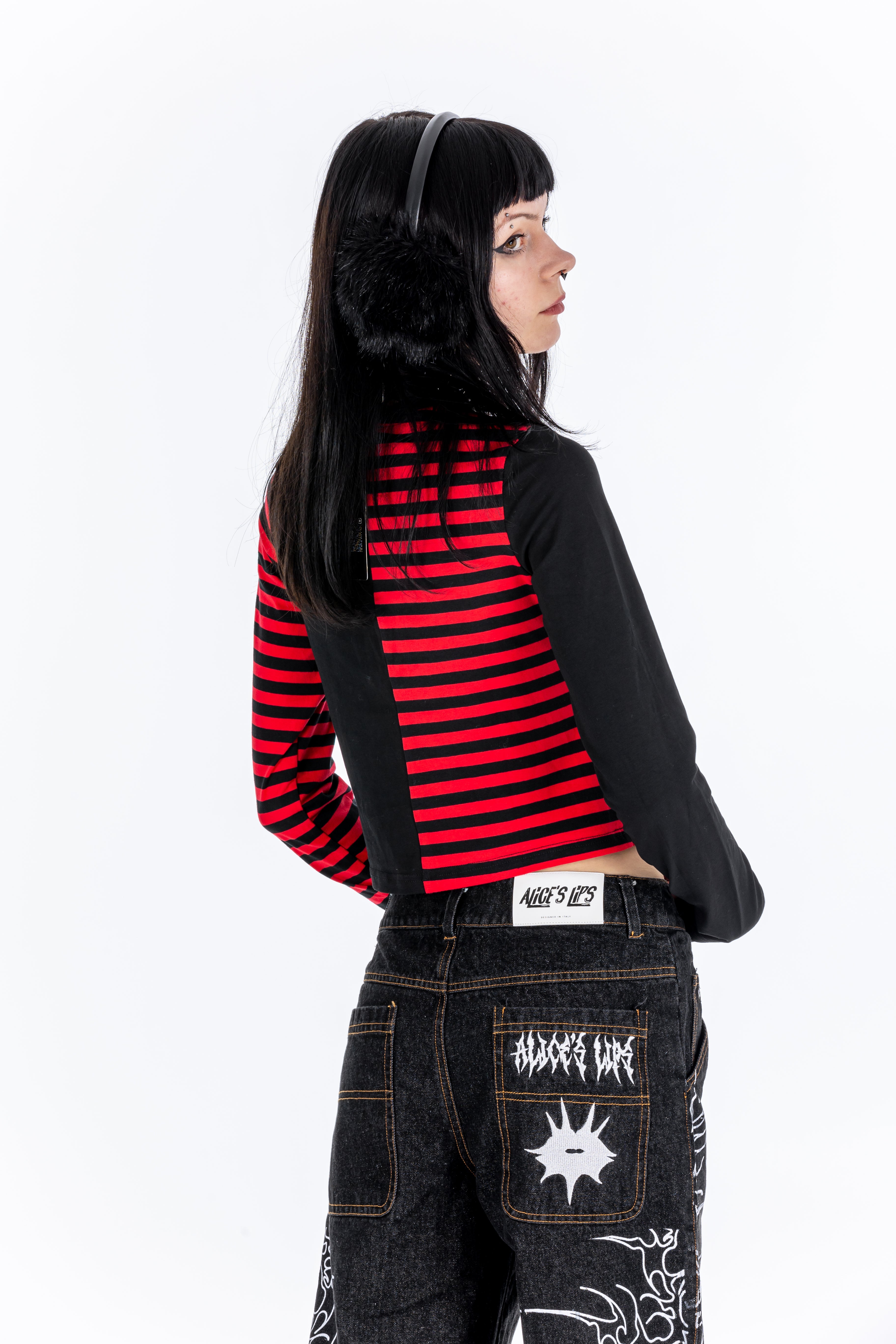 No School Dance Long-Sleeves Red Top