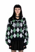 Missed Class Green Knit Jumper