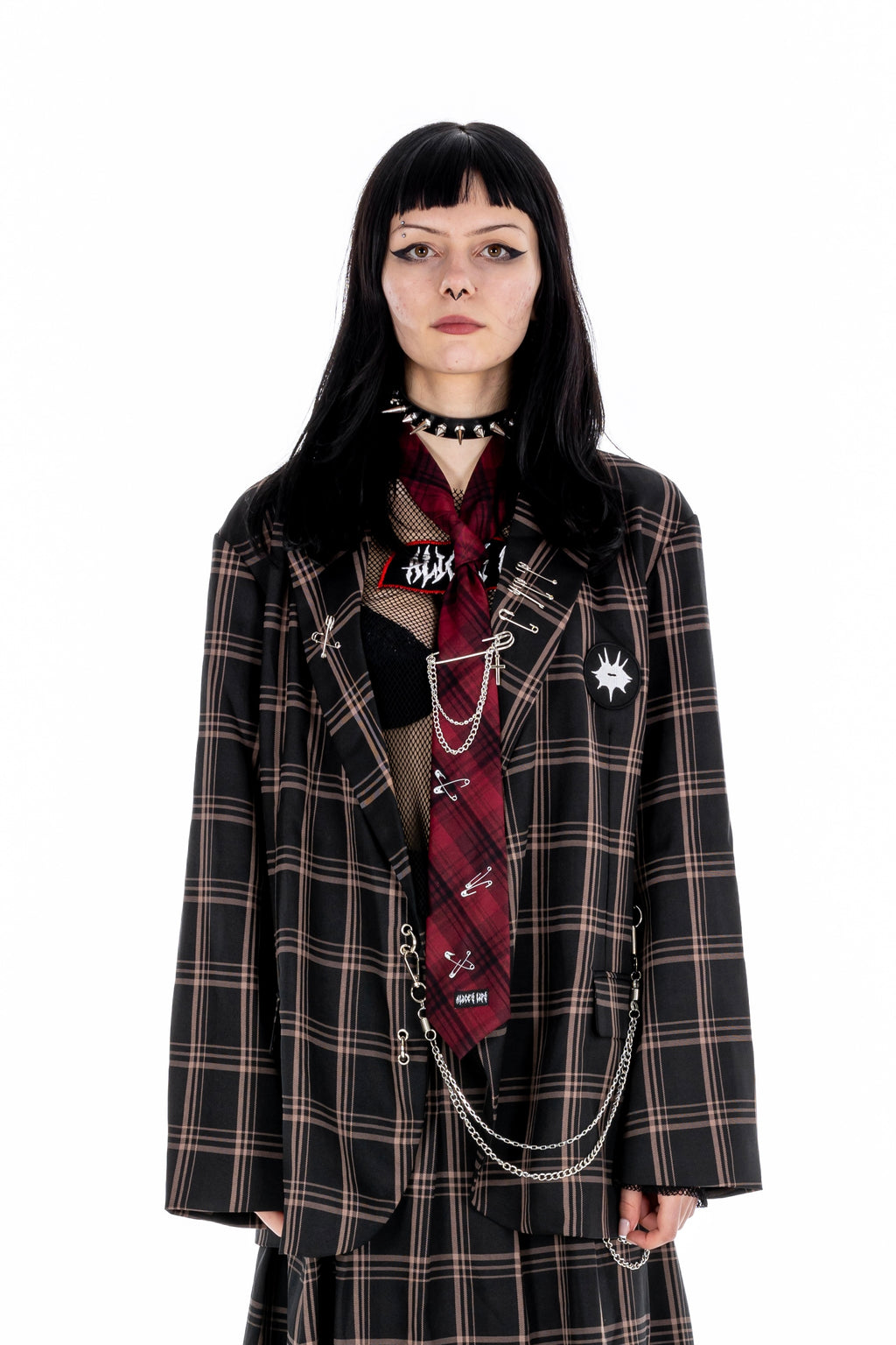 Detention Plaid Blazer