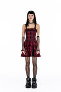Raven Hall Mini Red Dress