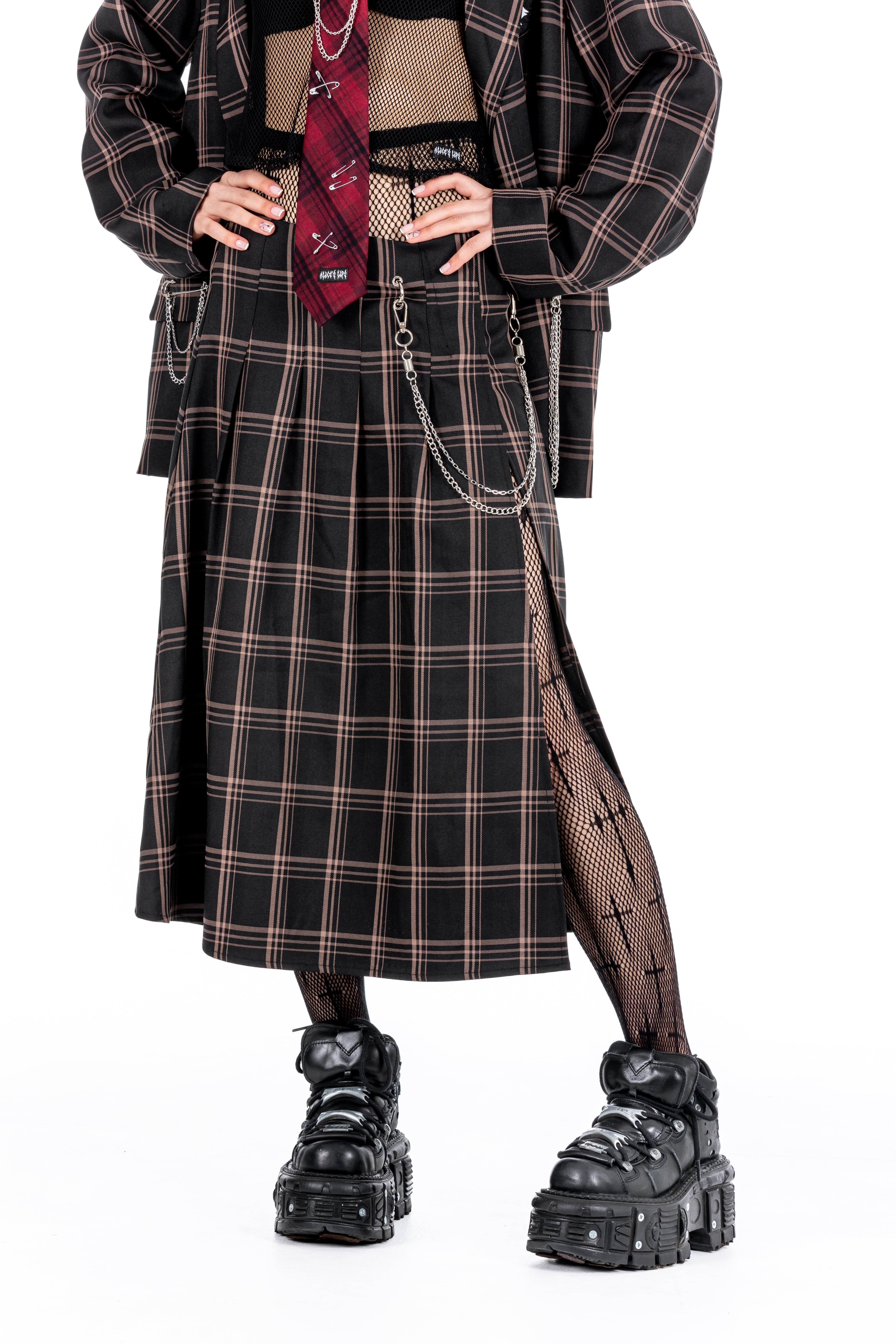 Detention Plaid Skirt