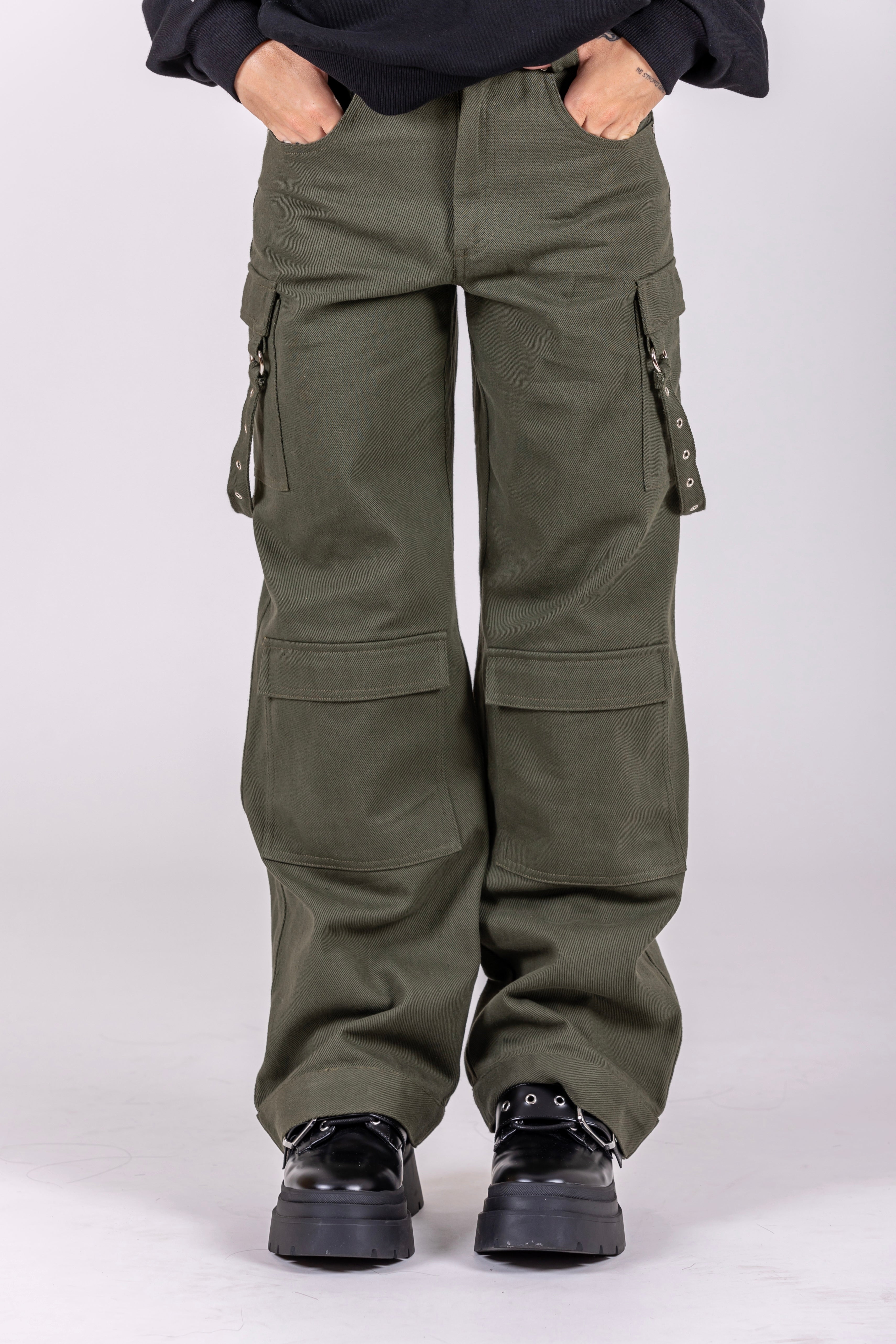 Sk8ter Baggy Dark Green Jeans