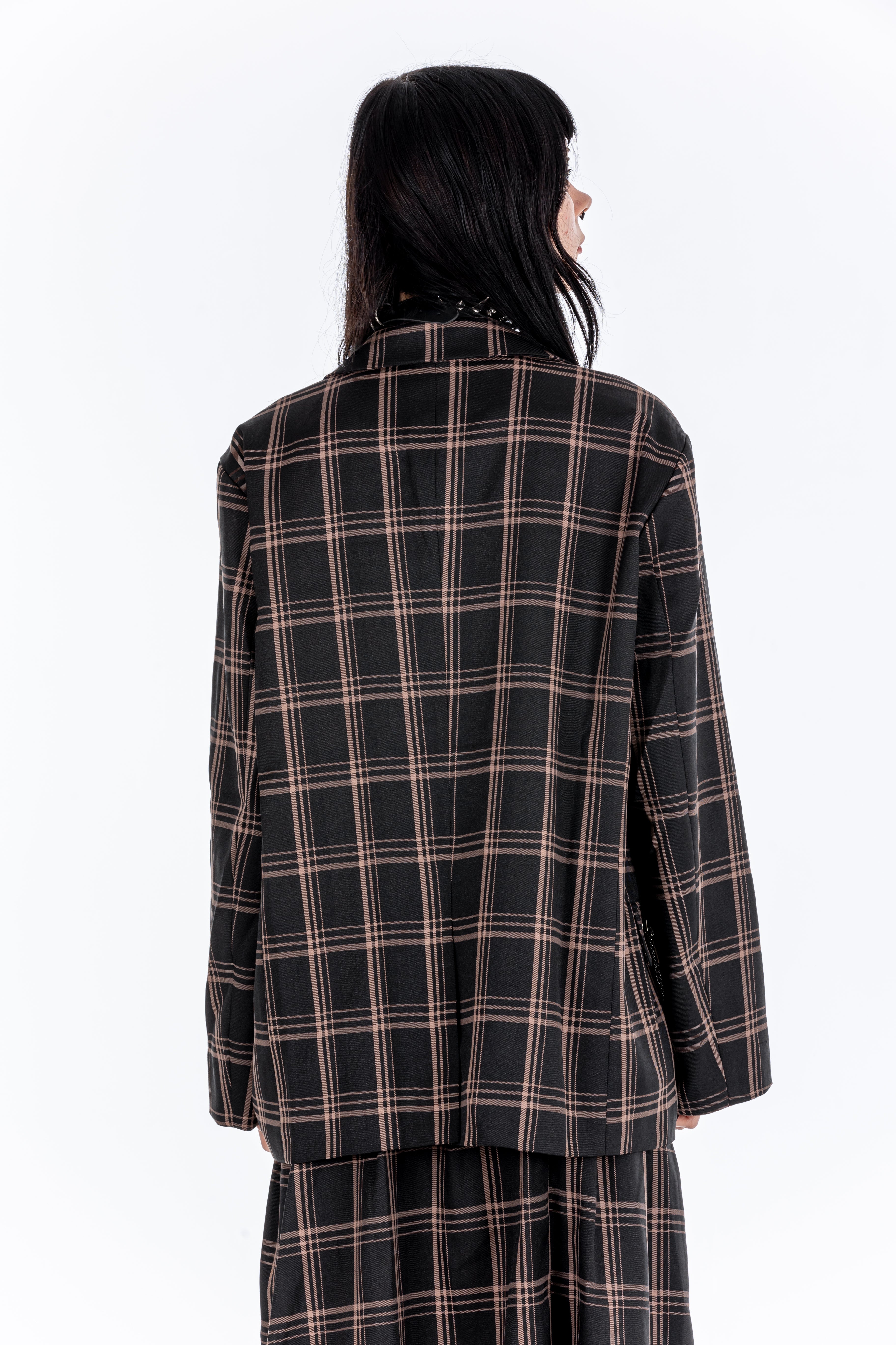 Detention Plaid Blazer