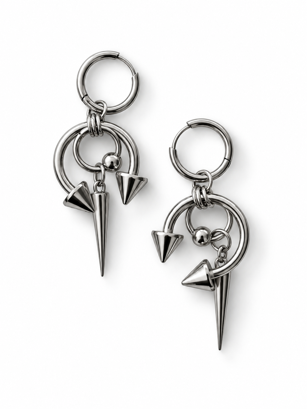 Septum Spiked Earrings