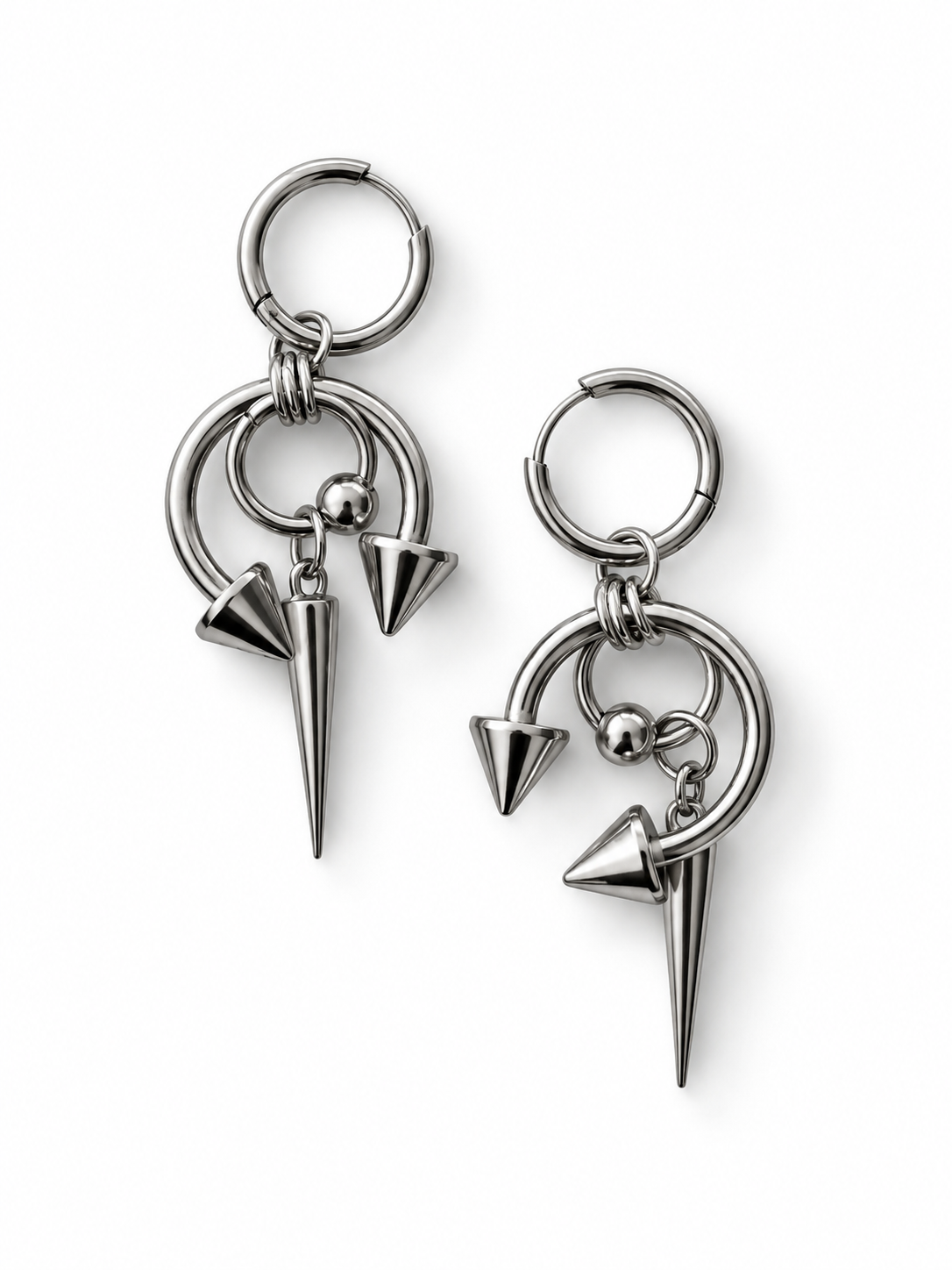 Septum Spiked Earrings