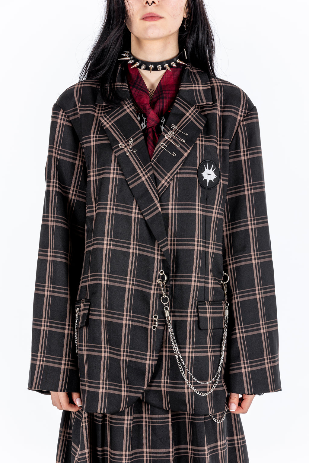 Detention Plaid Blazer