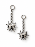 Spiked Heart Earrings