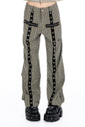 Plaid Green Punk Pants