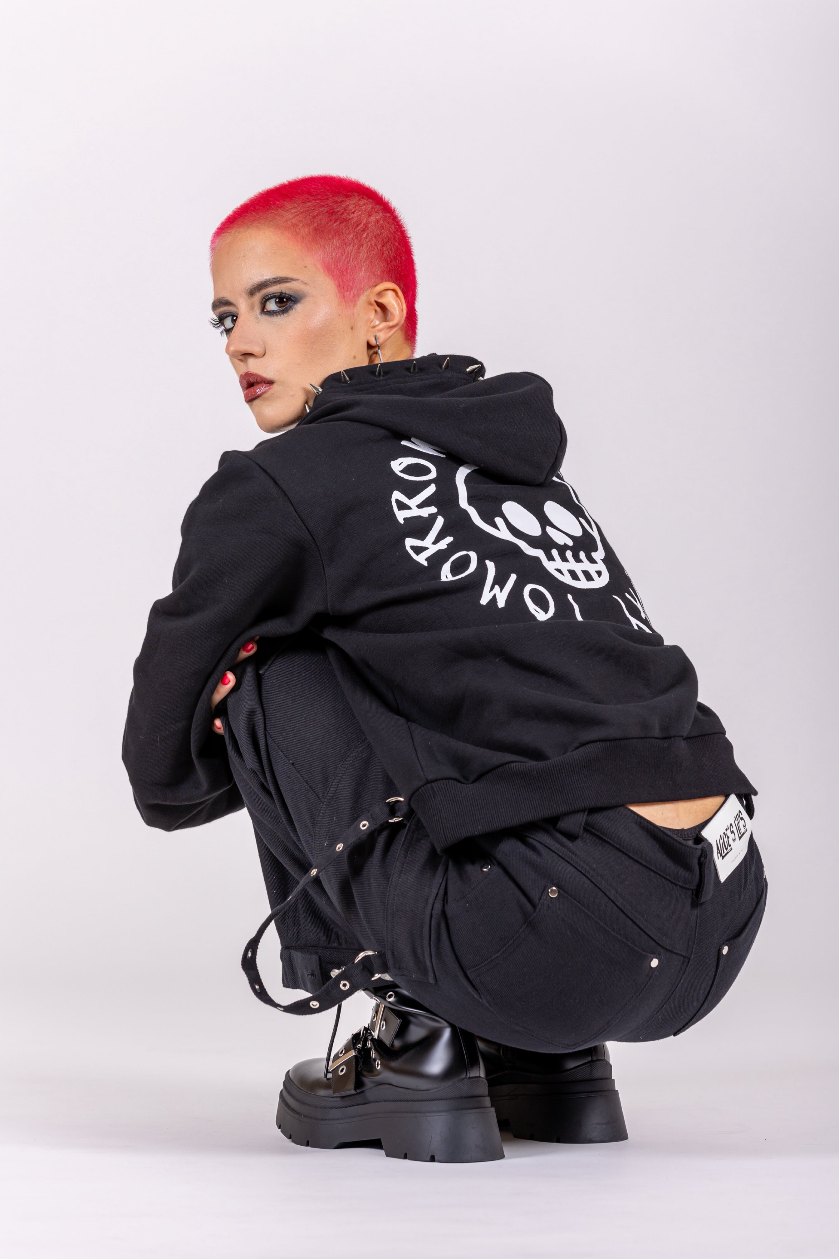 Tomorrow Comes Today Black Hoodie