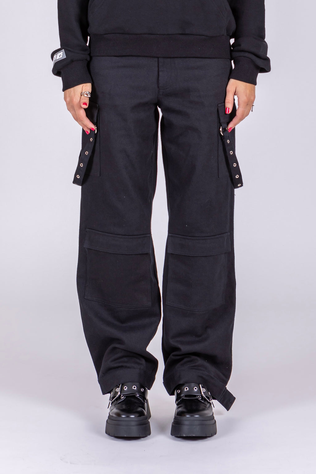 Sk8ter Baggy Black Jeans