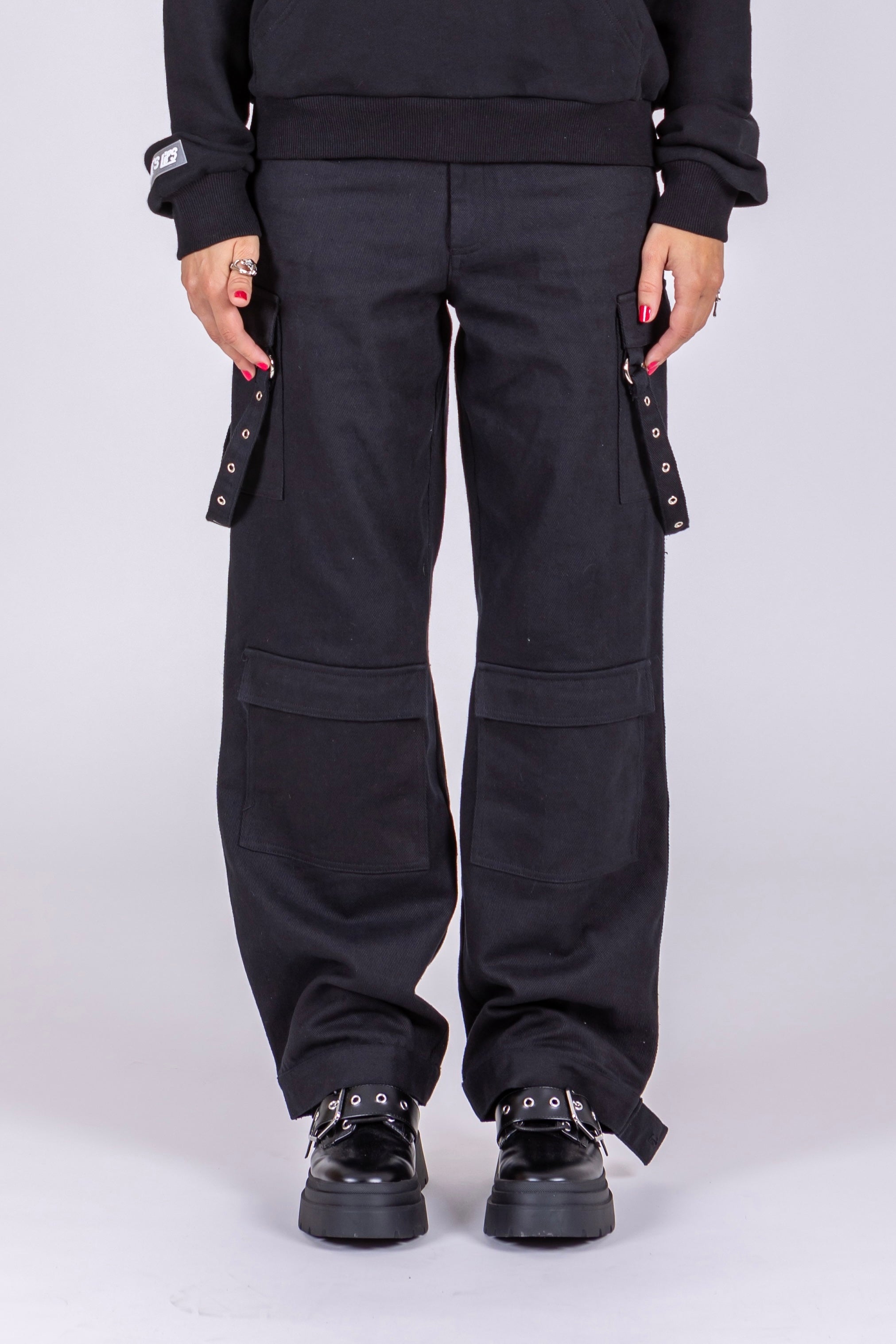 Sk8ter Baggy Black Jeans