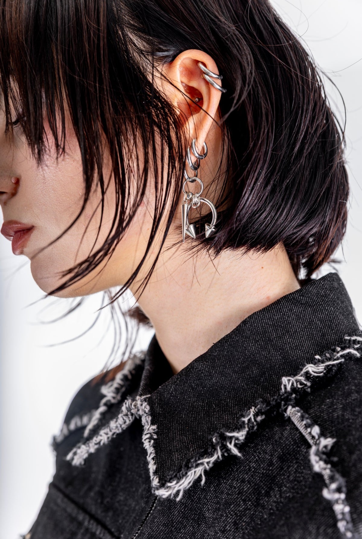 Septum Spiked Earrings