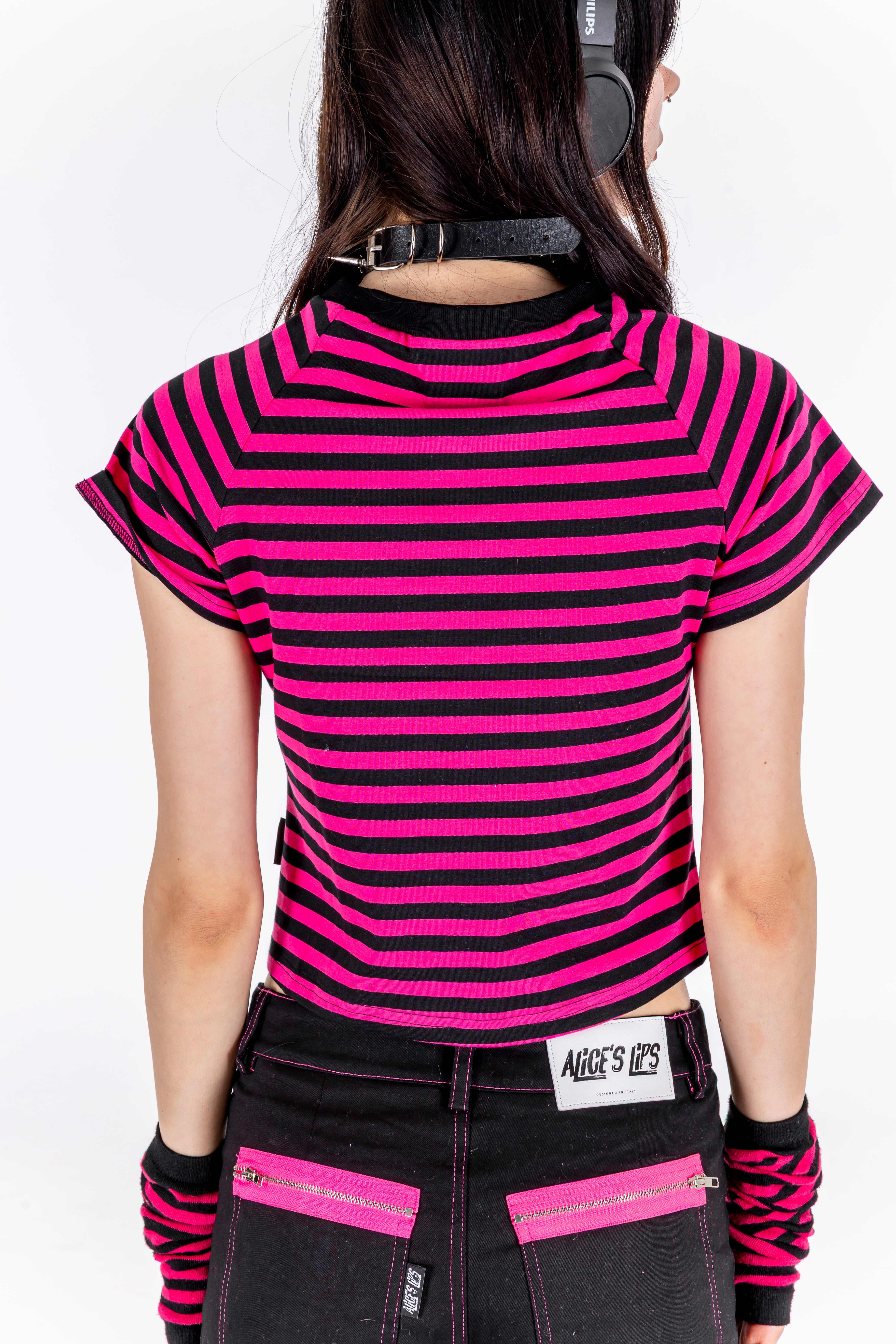 Striped Ribcage Tee