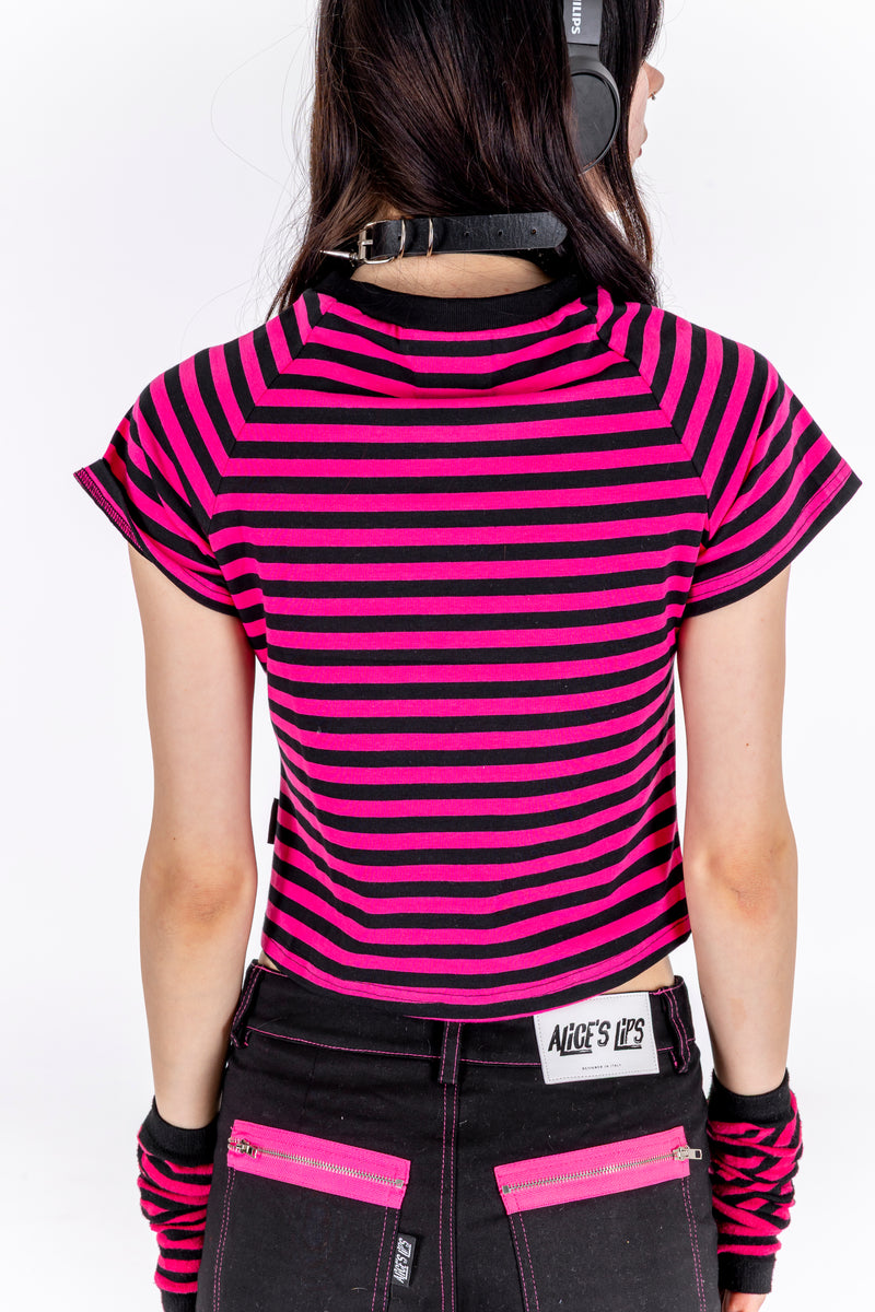 Striped Ribcage Tee