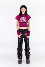 Pop Punk Zip Off Black Pants