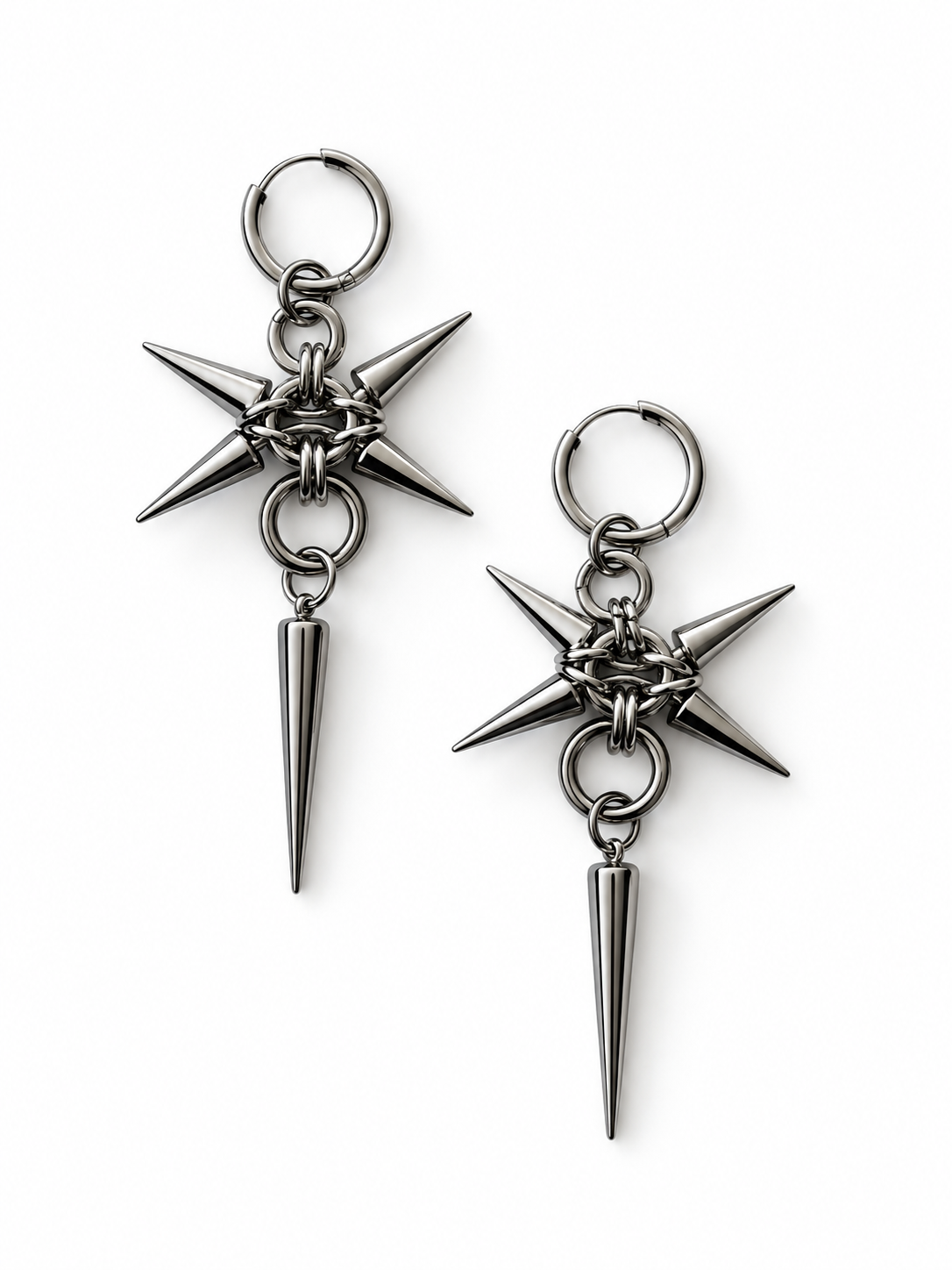 Nocthorn Starfall Spike Earrings