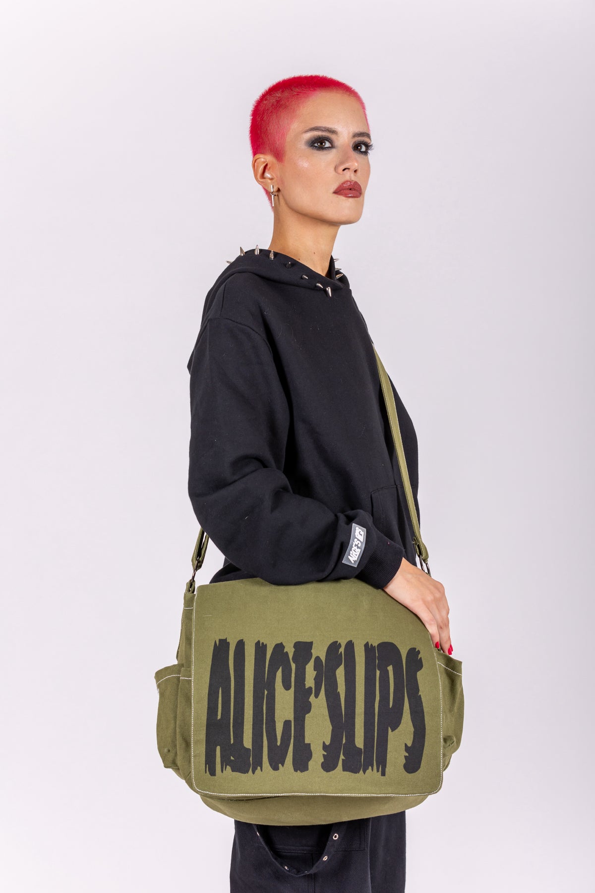 Alice's Lips Messenger Bag