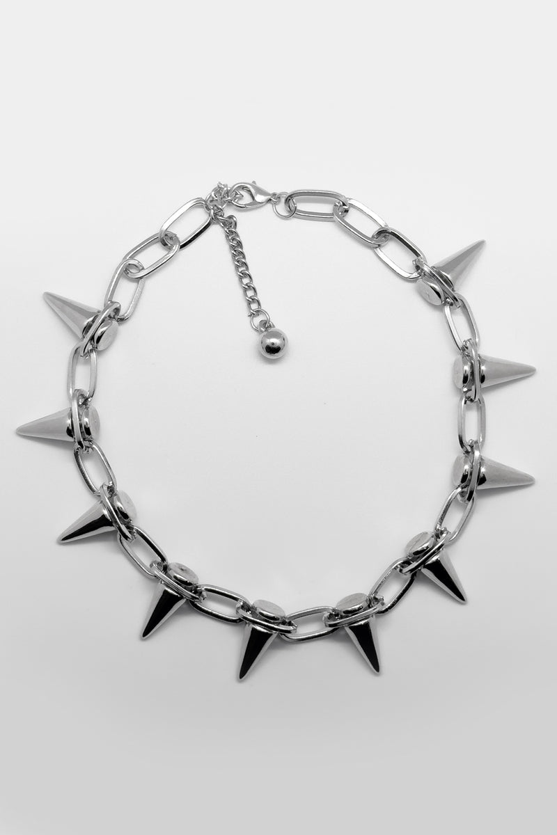Spike Chain Choker Necklace