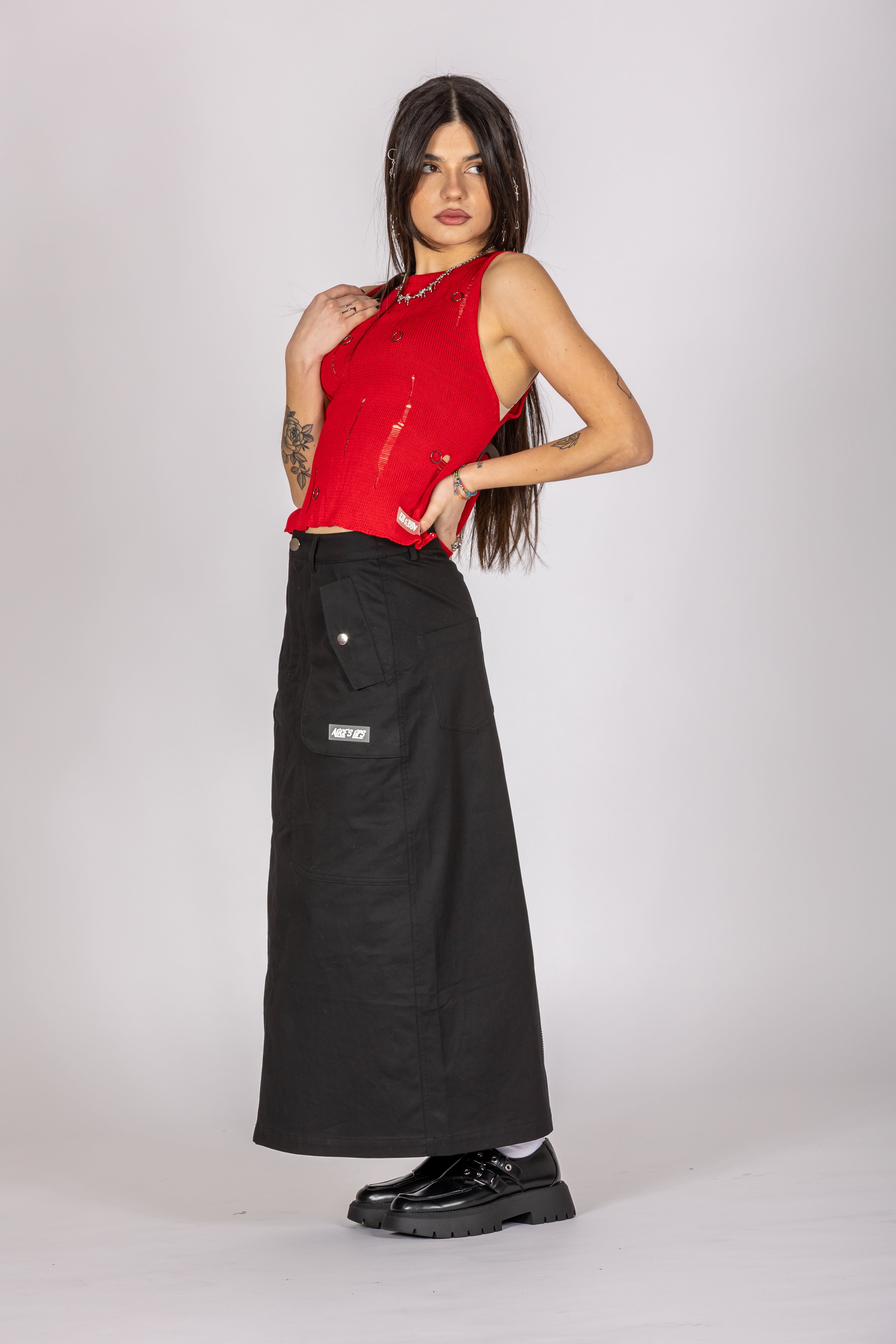 Crash Red Knit Vest