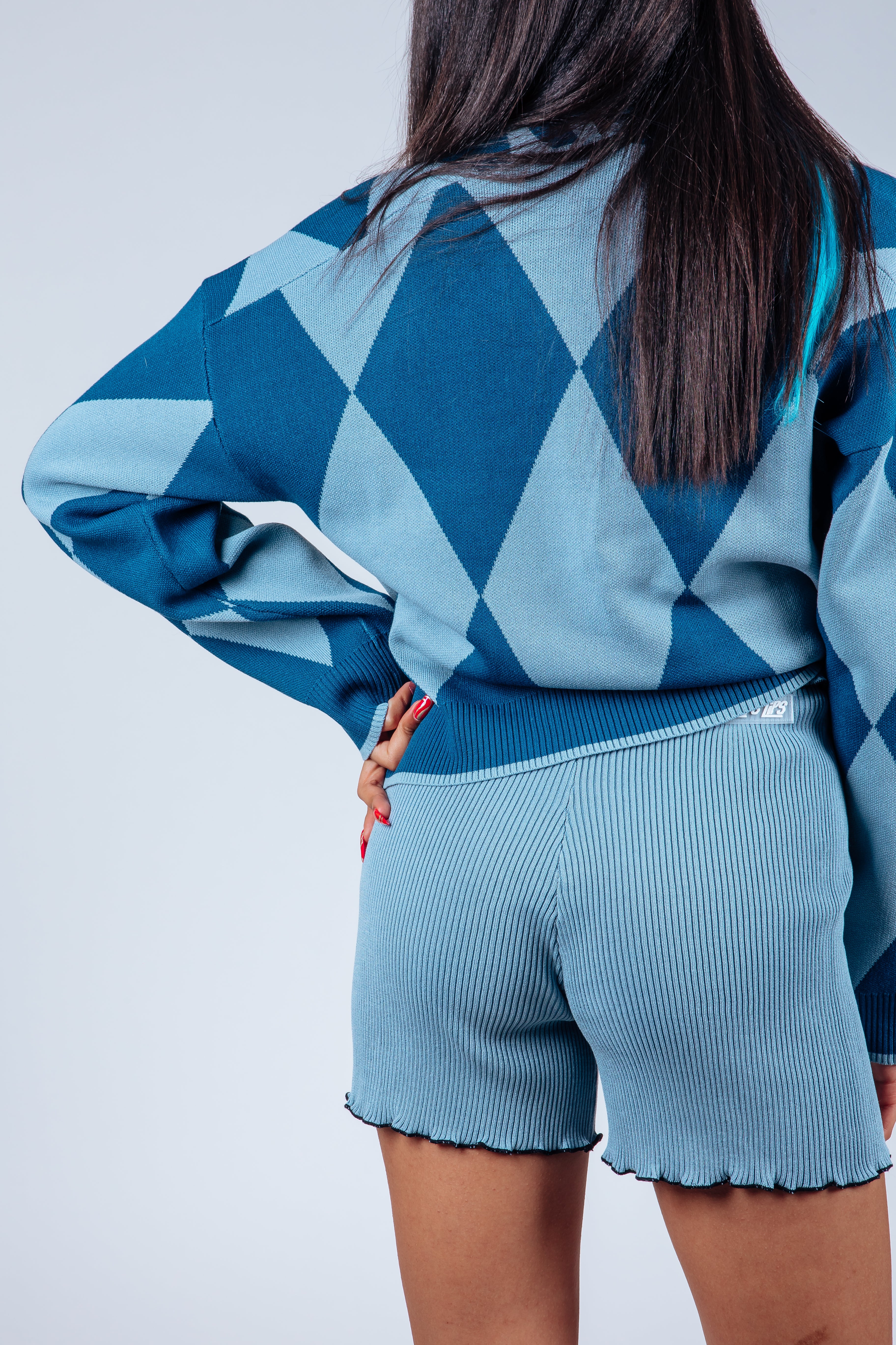 Cozy Up Soft Blue Shorts