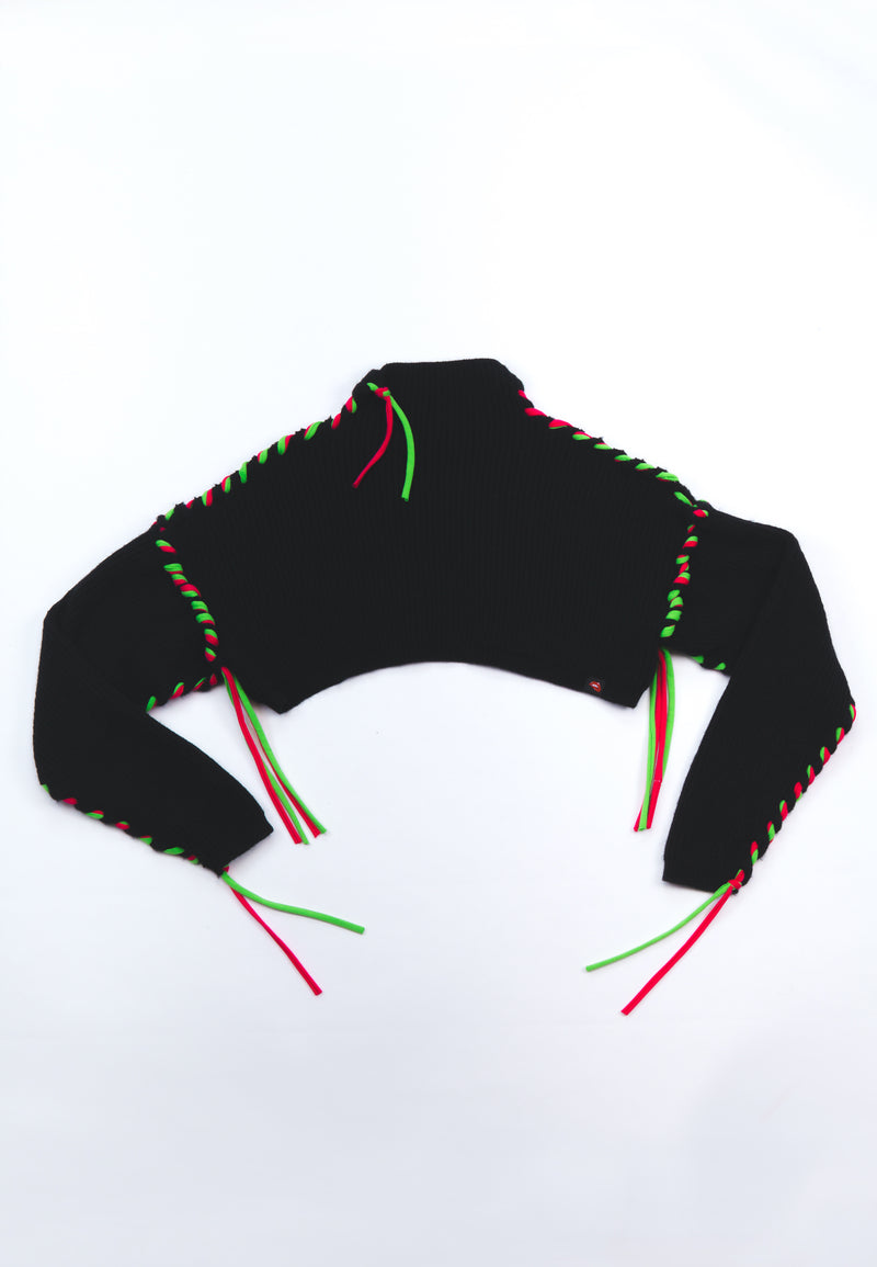 Freak Neon Crop Knit